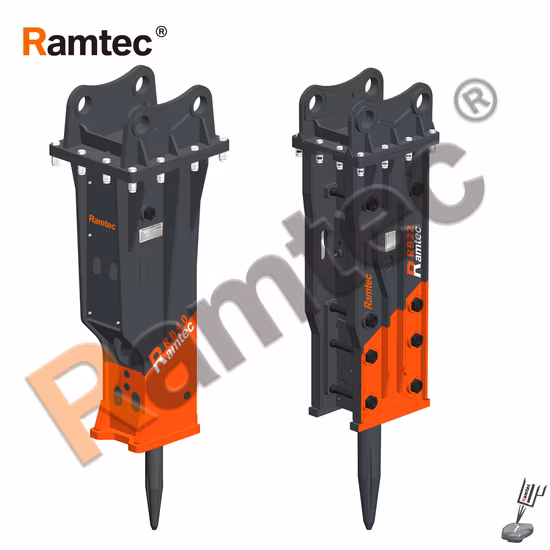 in Stock CE&ISO Concrete Rock Stone Breaking Excavator Jack Hammer Hydraulic Breaker for Pavement Coal Mine Machine