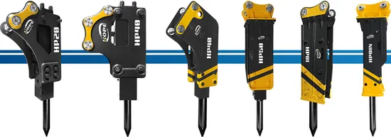 Applicable to All Brands of Excavators HP20 Silenced or Boxed Type Hydraulic Breaker and Rock Hammer