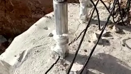 Hydraulic Rock Splitter in Mining Use