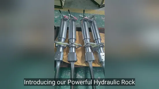 Portable Hydraulic Rock Splitter for Fast and Precise Stone Cutting 
