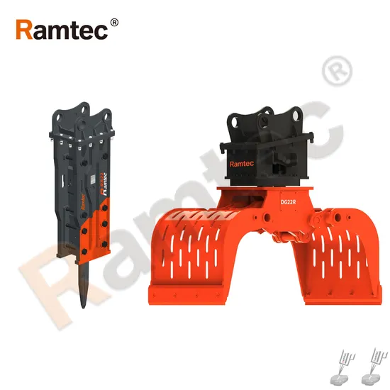 Hydraulic Breaker Hammer Rock Hammer Rock Breaker for Excavator Backhoe Loader Furukawa Frd F5 F6 F9 Fx125 Fx175 Fx225 with Plate Hammer on Skid Steer Loader 